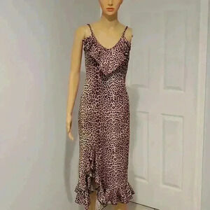 Handmade animal print dress